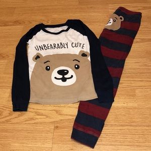The children’s place bear pajamas. Size 4T